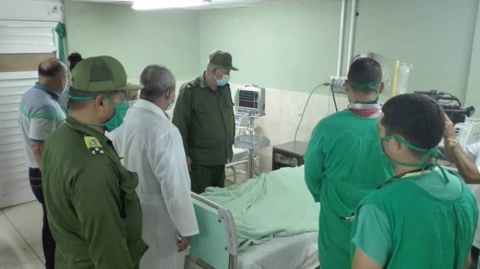 Autoridades del Consejo de Defensa Provincial se personaron en el lugar de los hechos y en el Hospital Guillermo Domínguez.