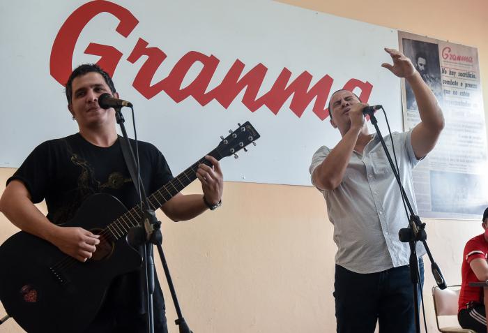 Buena Fe, Actividad en el Linotipo; por el Aniversario 55 del Periodico Granma