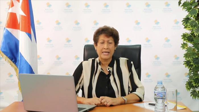 La ministra de Educación de Cuba, Ena Elsa Velázquez Cobiella