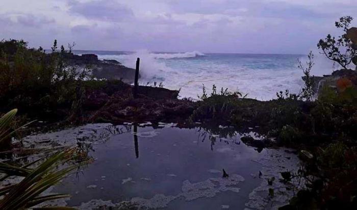 Isla de la Jventud mientras avanzaba el huracán Delta por el Golfo