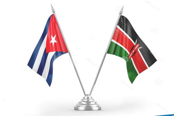 Presidente de Cuba sostiene conversación con su homólogo de Kenya