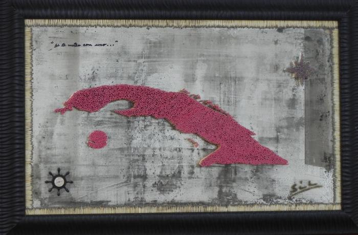 Obra Si te metes con uno..., de Sándor González.
