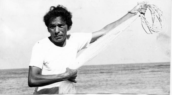 de la serie Julio el Pescador
Foto: ICR, 4 de enero de 1980