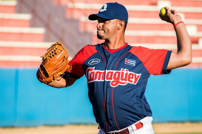 Para el zurdo Yusney Saborit su divisa es salir a darlo todo en cada juego que lanza.