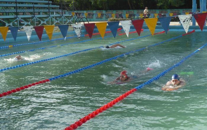 El centro provincial de Medicina del Deporte, en Granma, es una base tradicional de entrenamiento para el equipo nacional de natación.