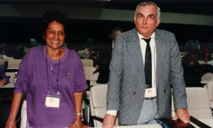 Elson Concepción y Marta Rojas