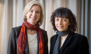 Las científicas Emmanuelle Charpientier y Jennifer Doudna