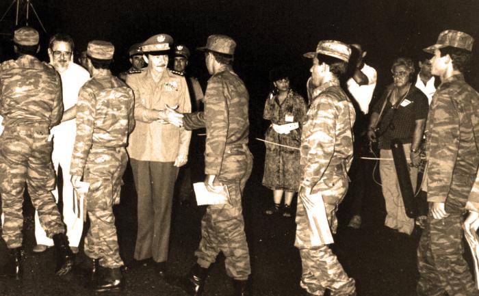 Cuba cumplió con la premisa expresada por el General de Ejército: de Angola nos llevaremos la entrañable amistad que nos une a esa heroica nación y el agradecimiento de su pueblo y los restos mortales de nuestros queridos hermanos caídos en el cumplimiento del deber. foto: Jorge Oller 