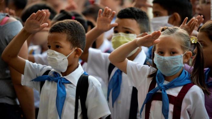 Medidas contra la Covid-19 en las escuelas cubana