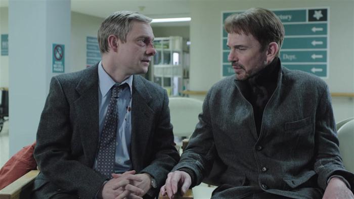 Martin Freeman (a la izquierda) y Billy Bob Thornton en la primera temporada de Fargo.