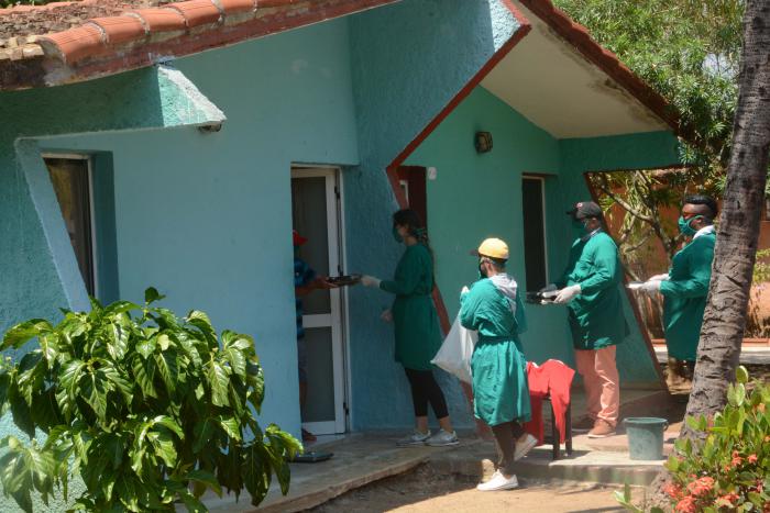 La atención a los pacientes distingue a Las Cañas, centro para sospechosos de la covid-19 en Ciego de Ávila. Foto: Osvaldo Gutiérrez Gómez /ACN