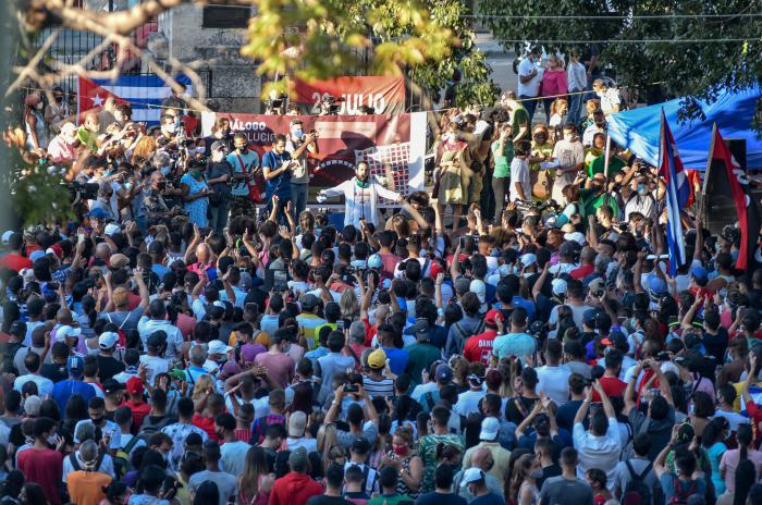 Tangana en el Trillo, con la presencia de Miguel Diaz Canel