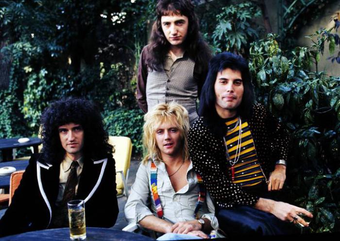 Queen en momentos de gloria. fotograma del filme