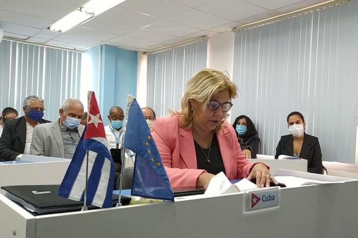 El encuentro se inscribe dentro de las acciones que se desarrollan como parte de la implementación del Acuerdo de Diálogo Político y Cooperación (ADPC), firmado en diciembre de 2016 y que entró en vigor, de manera provisional, en noviembre de 2017