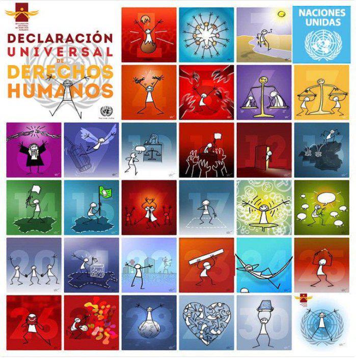El 10 de diciembre de 1948, concluida la II Guerra Mundial, se firmó la Declaración Universal de los Derechos Humanos. Por ello, la ONU escogió ese día para señalarlo en el calendario de celebraciones