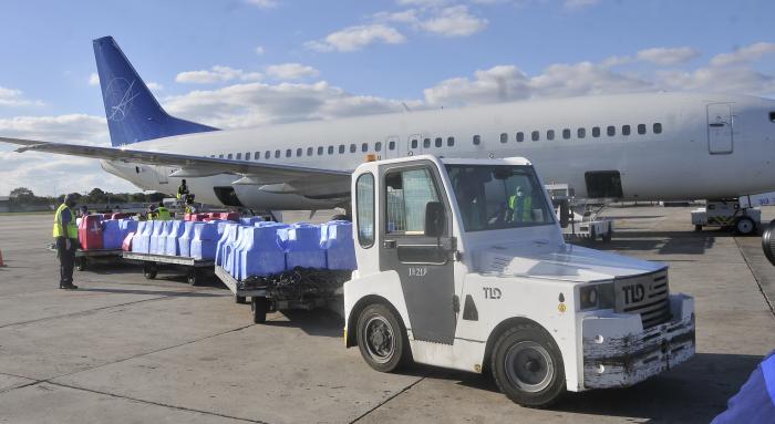 Donacion procedente de Estado Unidos consitente en material sanitario y de protección personal al Instituto  de Medicina Tropical Pedro Kouri.