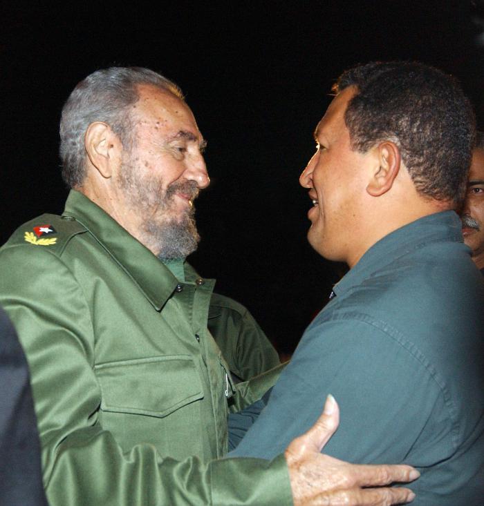 Fidel y Chávez