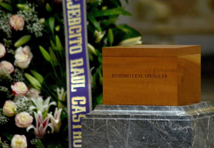 Exequias del Eusebio Leal en el capitolio de la Habana.