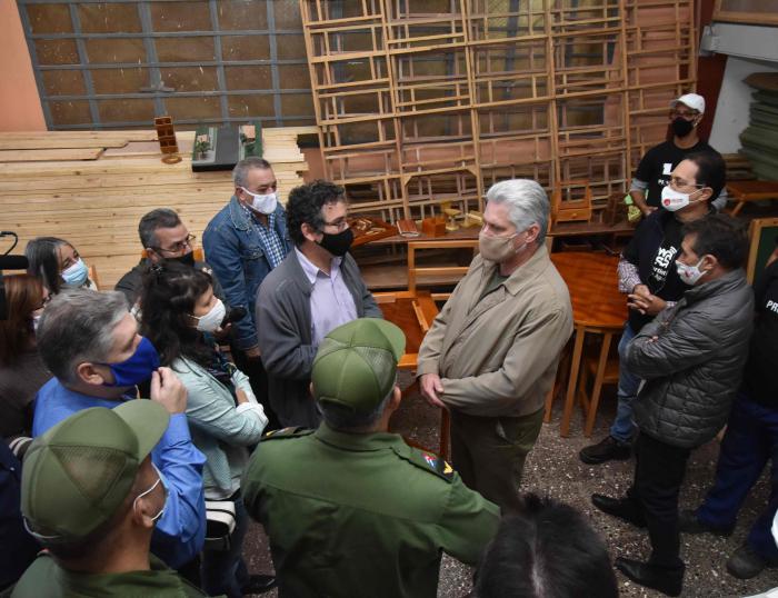 Entre las acciones del Gobierno, se desarrollaron visitas gubernamentales a lo largo y ancho del país. 
Foto: Estudios Revolución