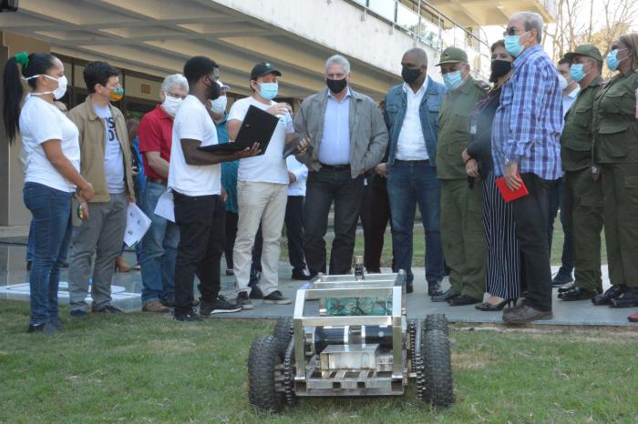 Diaz-Canel en la CUJAE