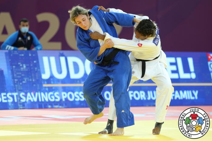 Maylín del Toro (63 kg), séptimo lugar en el Torneo de Maestros de Judo, Doha, Catar 2021.