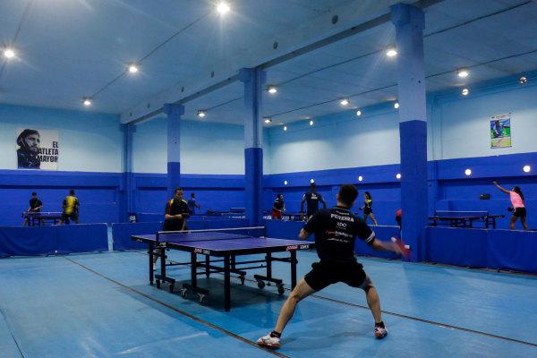 Centro de entrenamiento del equipo nacional de Tenis de Mesa en la ESFAAR Cerro Pelado, el 8 de Enero de 2021 en La Habana, Cuba. FOTO: Calixto N. Llanes/Periódico JIT (Cuba)
