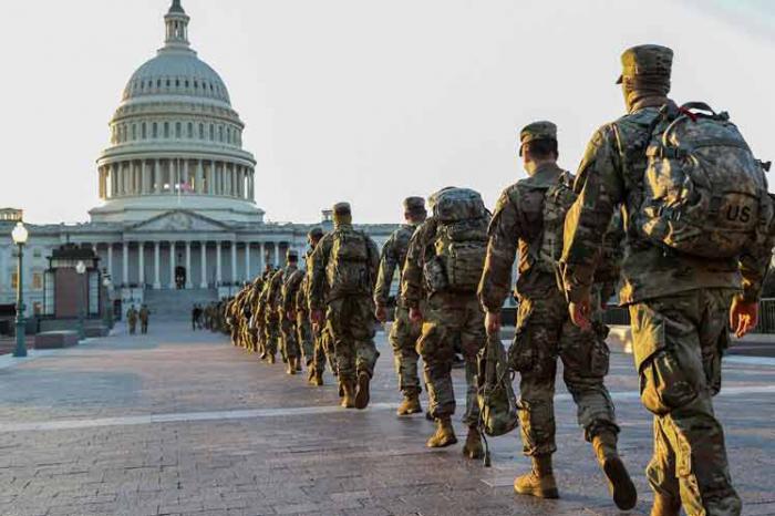 Washington se blinda para la toma de posesion de Joe Biden. 