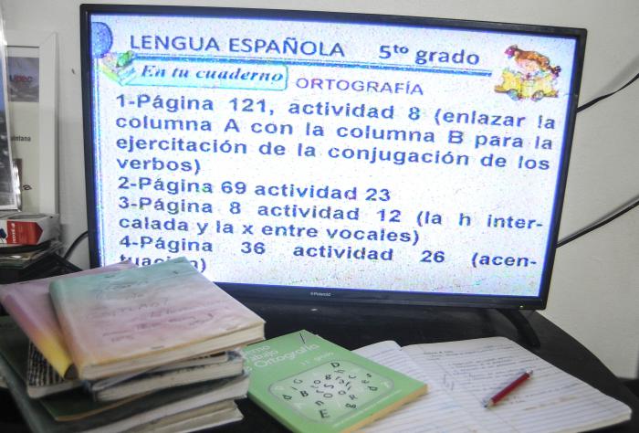 Tele clases en casa