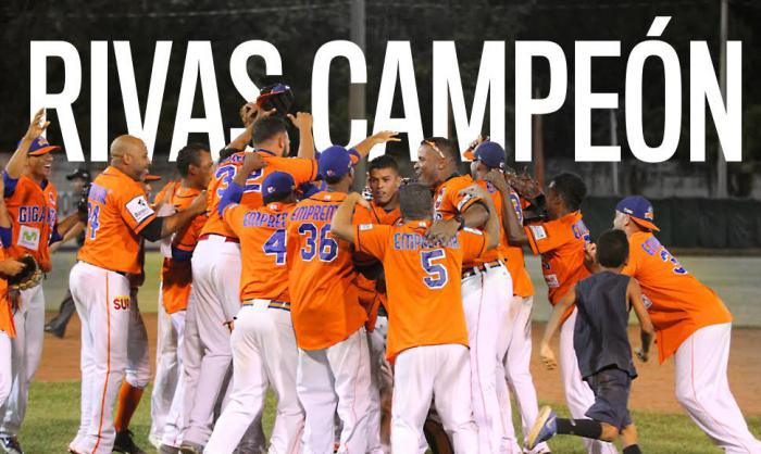 Gigantes de Rivas se alzó con su tercera corona en el béisbol nicaragüense. Foto: El Nuevo Diario. 
