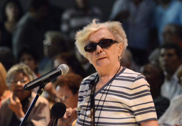 Segundo Consejo Nacional de la UNEAC. Graziella Pogolotti (escritora)