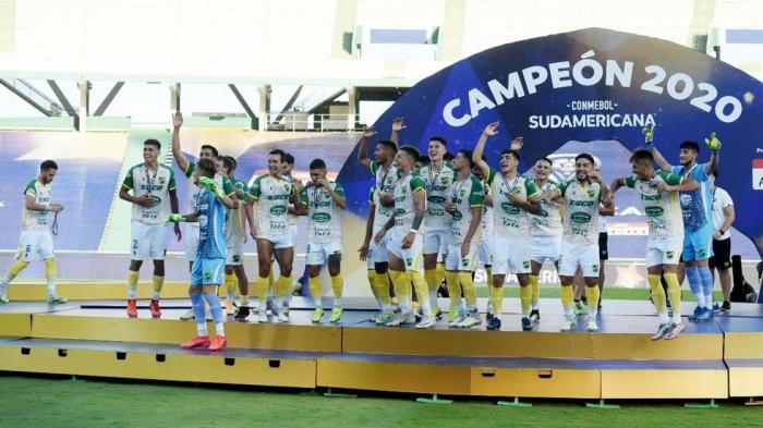 Defensa y Justicia, campeón de la Copa Sudamericana 2020. 