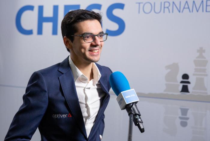 Anish Giri,se afianza en el liderato del torneo Tata Steel en la jornada 11. Foto: Jurriaan Hoefsmit – Tata Steel Chess Tournament 2021