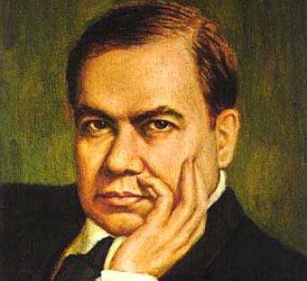 El poeta Rubén Darío. 