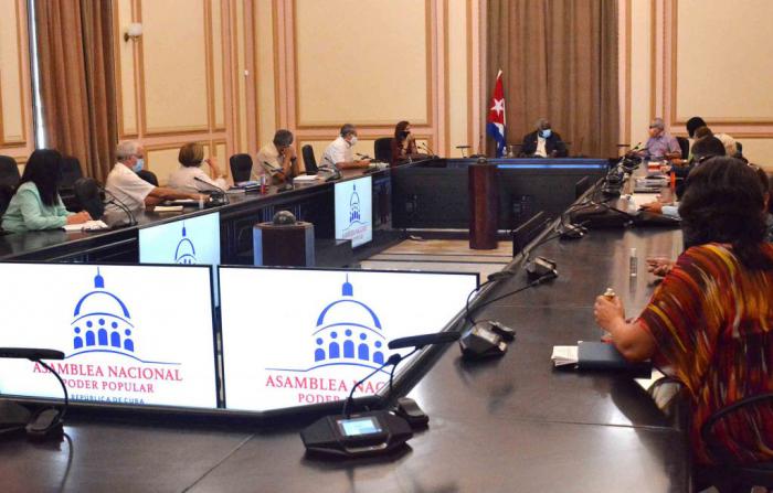 Esteban Lazo encabezó este jueves la reunión con los presidentes y vicepresidentes de las Comisiones Permanentes de la ANPP.
