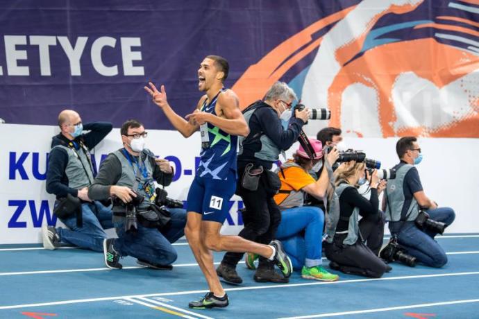 El corredor británico Elliot Giles. 