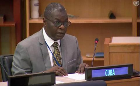 Pedro Luis Pedroso Cuesta, embajador y representante permanente de Cuba ante las Naciones Unidas