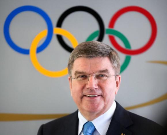 El presdente del COI, el alemán,Thomas Bach. 