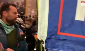 Klete Keller, durante el asalto al Capitolio de Estados Unidos