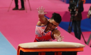 Alejandro de la Cruz es un joven baluarte de la gimnasia cubana