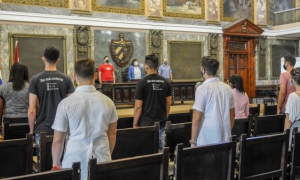 Homenaje en el Aula Magna a los miembros del Directorio Revoluionario 13 de marz