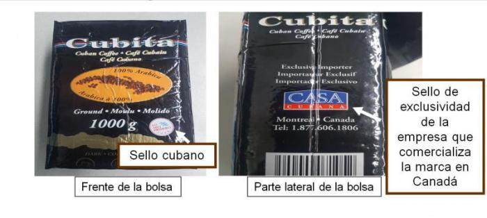 En el caso del café Cubita, todos los envases, independientemente del gramaje, responden al mismo diseño, con un formato vertical, especificó Díaz González. 
