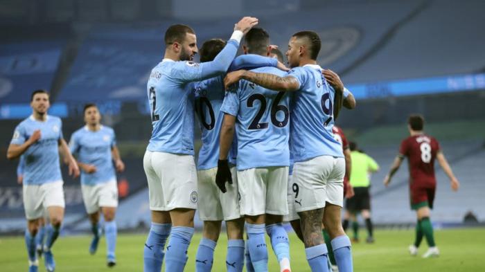 Manchester City va camino a conquistar la Liga Premier con mucha tranquilidad. Foto: Getty Images
	