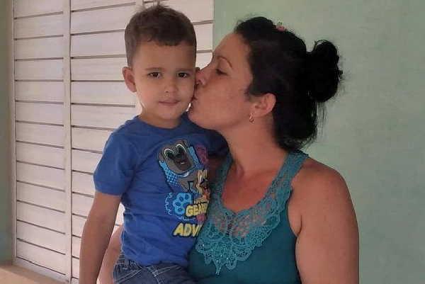 Diago Damián Cruz Acosta, de tres años de edad, goza de buena salud. Foto: Periódico Girón