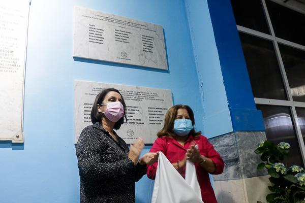 En saludo a un nuevo aniversario de la Protesta de Baraguá se develan dos tarjas vinculas al béisbol cubano en el Estadio Latinoamericano, el 15 de Marzo de 2021 en La Habana, Cuba. FOTO: Calixto N. Llanes/Periódico JIT (Cuba)