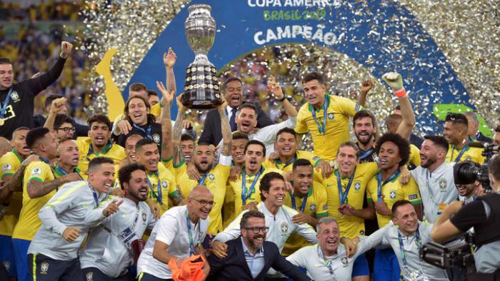 La canarinha ganó su novena corona del certamen continental como sede del evento. Foto: Marca