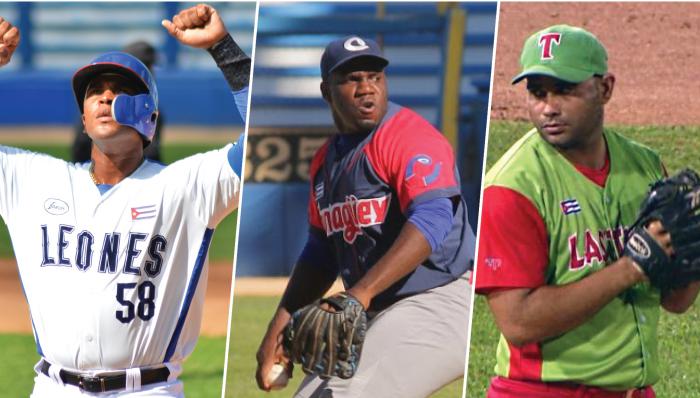 Lisbán Correa, líder jonronero de la serie, Frank Madan y el zurdo Yudiel Rodríguez, los mejores abridores. 