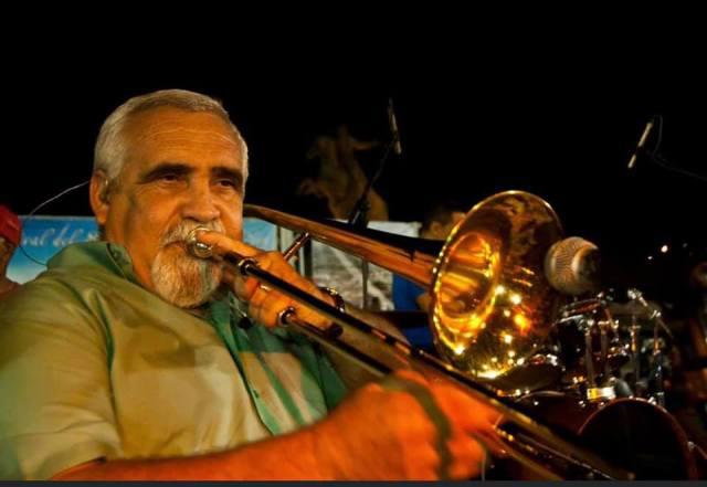  	
El trombonista Hugo Morejón.