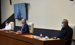 Presidente Díaz-Canel sostuvo encuentro con la Vicepresidenta Ejecutiva de Venez