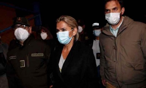 Exmandataria golpista Jeanine Áñez se niega a emitir declaraciones tras su deten