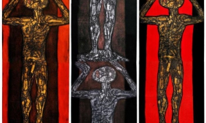 Obra de Choco, un artista que ha reverenciado a la cultura africana.